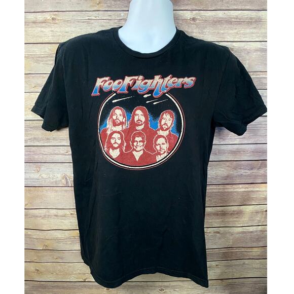 Foo Fighters Comet Black T-Shirt Men’s Medium Unisex Graphic Rock Band Tee - Picture 1 of 8